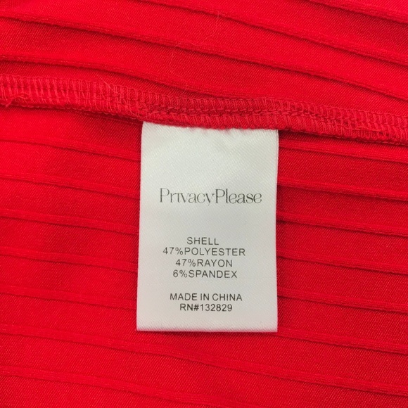 Privacy Please Revolve Miller Wrap Skirt Red - Picture 6 of 6